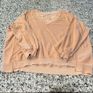 Aerie V-Neck Oversized Sweatshirt